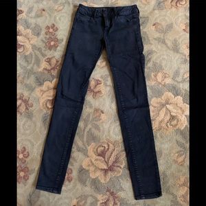 AE black low rise jeans